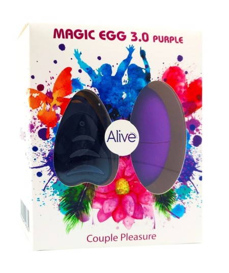 ALIVE - MAGIC EGG 3.0 HUEVO VIBRADOR CONTROL REMOTO VIOLETA