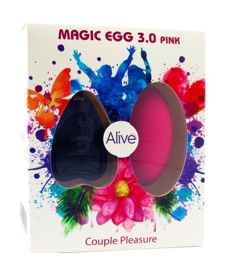 ALIVE - MAGIC EGG 3.0 HUEVO VIBRADOR CONTROL REMOTO ROSA