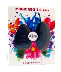 ALIVE - MAGIC EGG 3.0 HUEVO VIBRADOR CONTROL REMOTO NEGRO