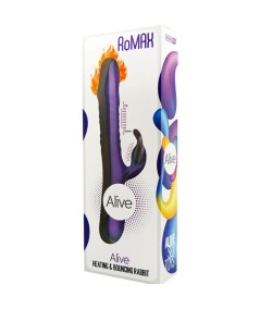 ALIVE - ROMAX VIBRADOR RABBIT SILICONA VIOLETA