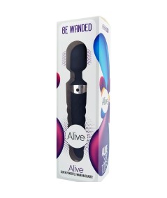 ALIVE - BE WANDED MASAJEADOR VIBRADOR NEGRO