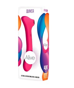 ALIVE - QUIVER SUCCIONADOR & VIBRADOR FUCSIA