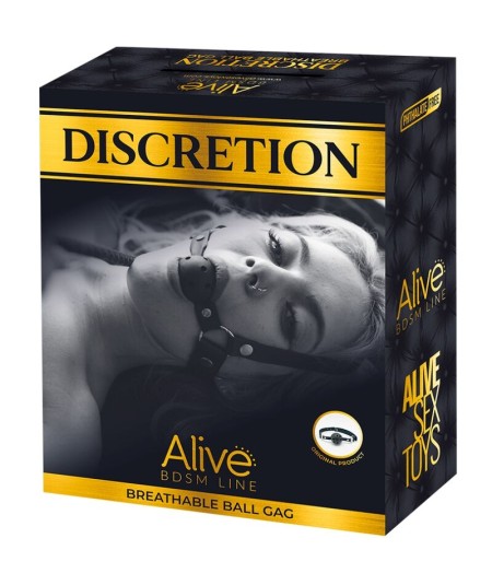 ALIVE - DISCRETION MORDAZA TRANSPIRABLE NEGRO