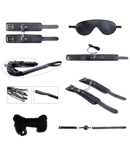 ALIVE - SECRET DESIRES KIT 7 PIEZAS BDSM NEGRO