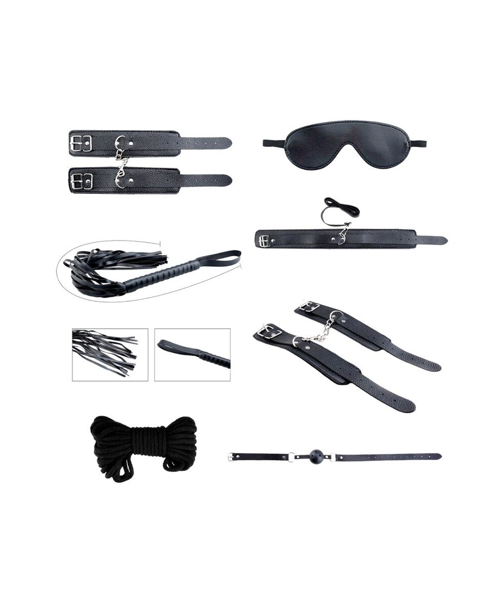 ALIVE - SECRET DESIRES KIT 7 PIEZAS BDSM NEGRO