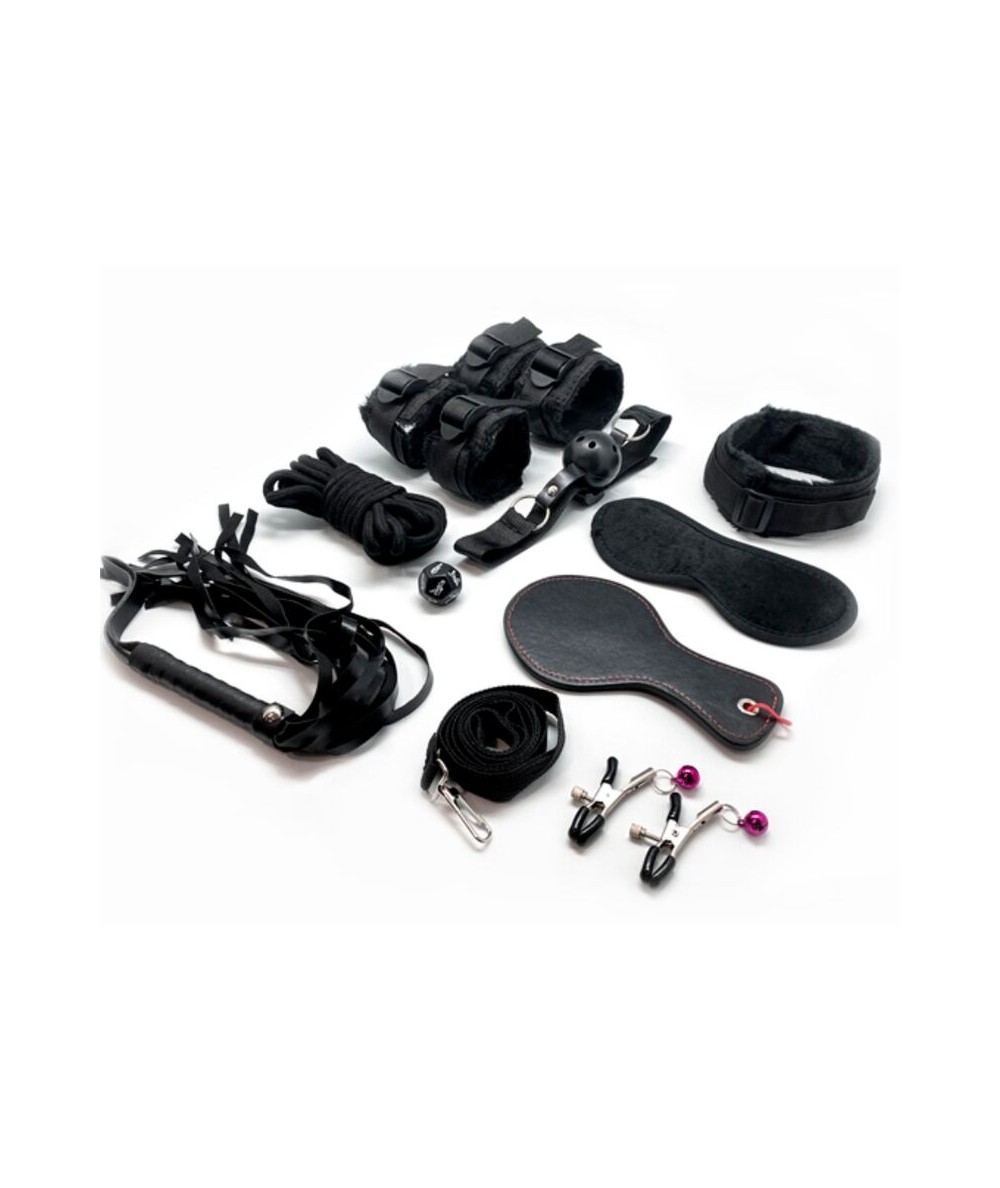 ALIVE - FURY KIT 10 PIEZAS BDSM NEGRO