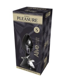 ALIVE - ANAL PLEASURE MINI PLUG METAL BLANCO TALLA S