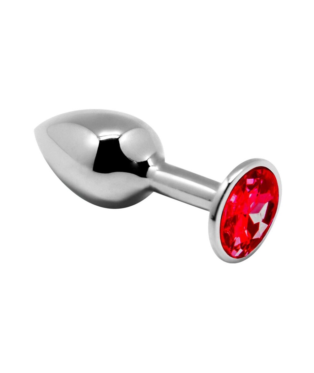 ALIVE - ANAL PLEASURE MINI PLUG METAL ROJO TALLA S