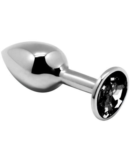 ALIVE - ANAL PLEASURE MINI PLUG METAL NEGRO TALLA S