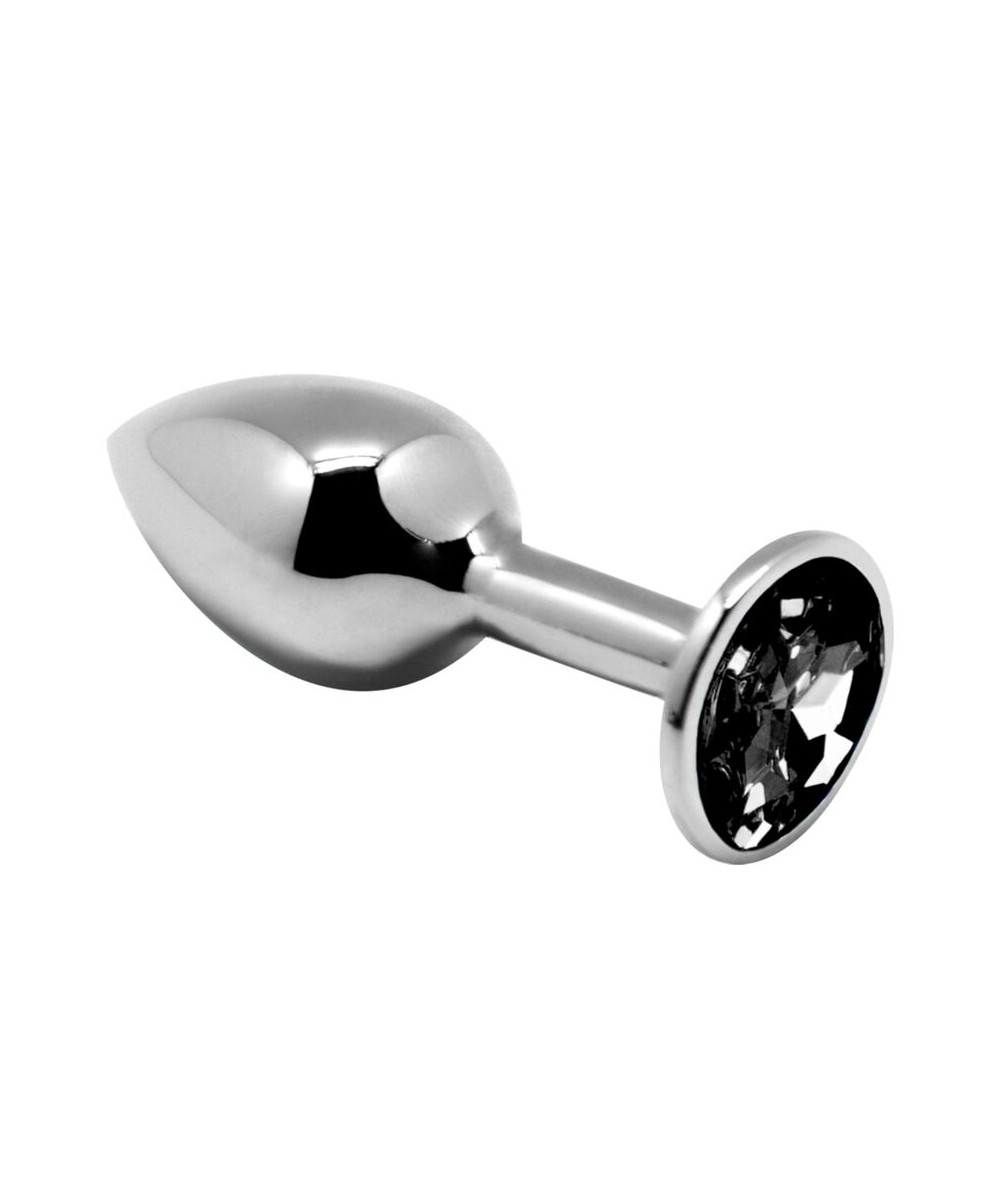 ALIVE - ANAL PLEASURE MINI PLUG METAL NEGRO TALLA S