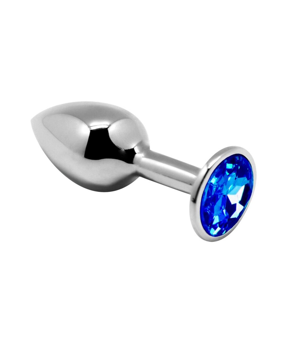 ALIVE - ANAL PLEASURE MINI PLUG METAL AZUL TALLA S