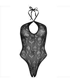 LEG AVENUE - BODY CUELLO HALTER SIN COTURAS NEGRO