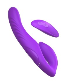 FANTASY FOR HER - VIBRADOR DOBLE PENETRACION CONTROL REMOTO 9 NIVELES VIOLETA