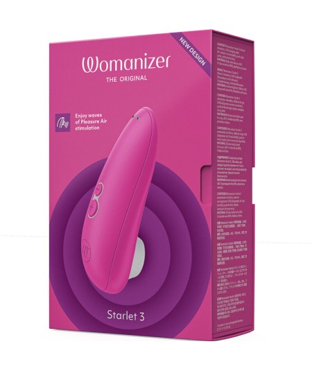 WOMANIZER - STARLET 3 ESTIMULADOR CLÍTORIS ROSA