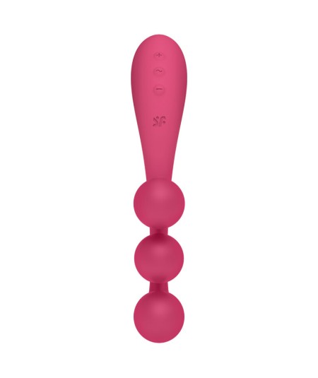 SATISFYER TRI BALL 1 MULTI VIBRADOR - ROJO