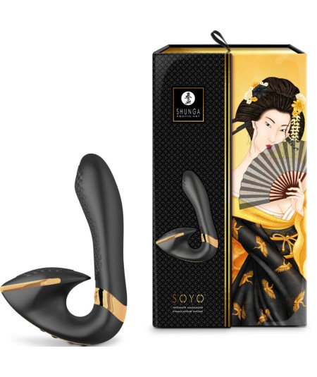 SHUNGA - SOYO MASAJEADOR INTIMO NEGRO