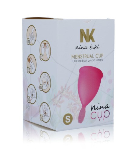 NINA CUP COPA MENSTRUAL TALLA S ROSA