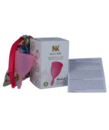 NINA CUP COPA MENSTRUAL TALLA S ROSA