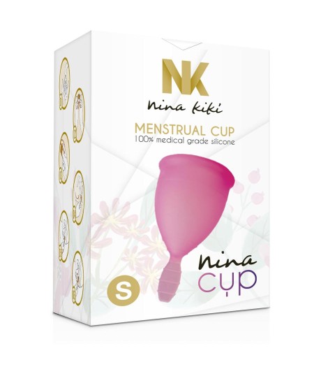 NINA CUP COPA MENSTRUAL TALLA S ROSA