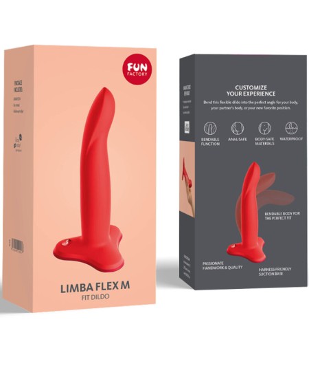 FUN FACTORY - LIMBA CONSOLADOR FLEXIBLE ROJO TALLA M