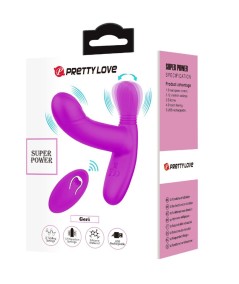 PRETTY LOVE - GERI MASAJEADOR CLITORIS CONTROL REMOTO ROSA