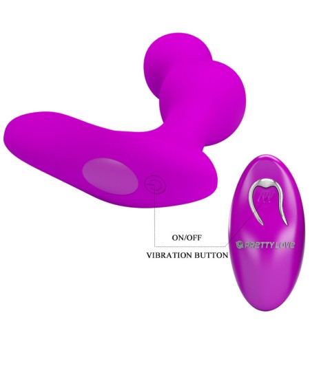 PRETTY LOVE - TERRANCE MASAJEADOR VIBRADOR ANAL CON CONTROL REMOTO