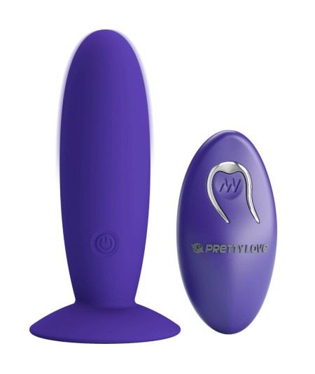 PRETTY LOVE - YOUTH PLUG ANAL VIBRADOR CONTROL REMOTO VIOLETA