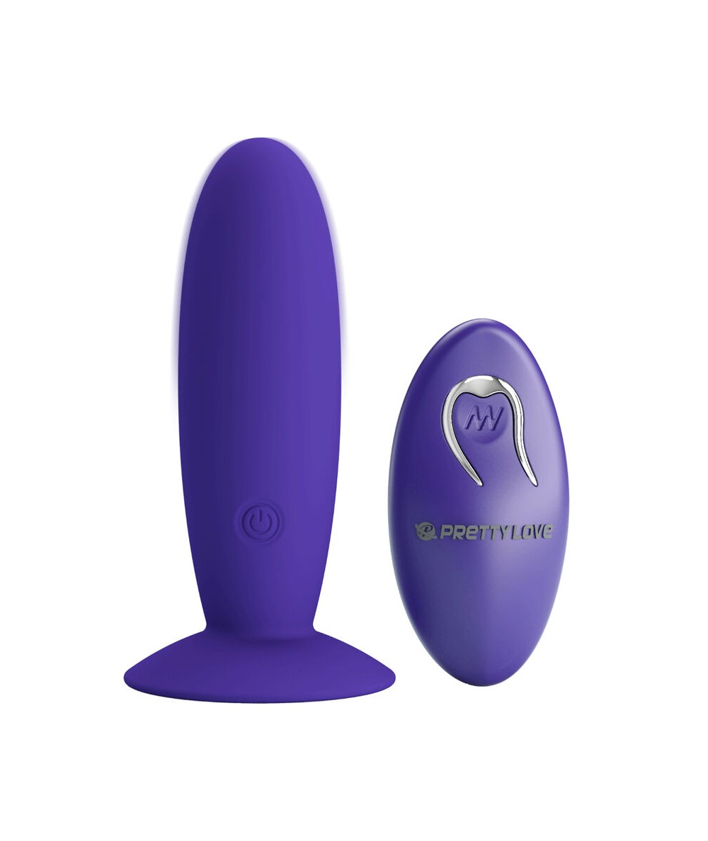 PRETTY LOVE - YOUTH PLUG ANAL VIBRADOR CONTROL REMOTO VIOLETA