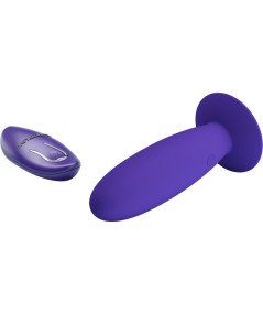 PRETTY LOVE - YOUTH PLUG ANAL VIBRADOR CONTROL REMOTO VIOLETA