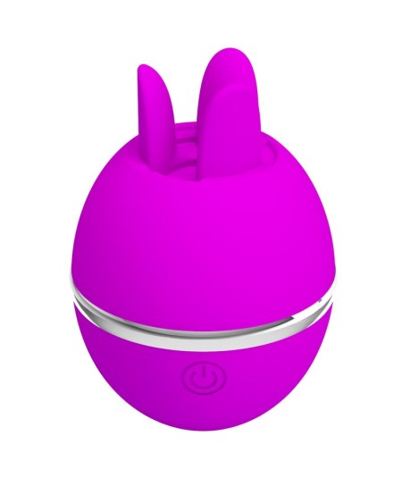 PRETTY LOVE - VIBRADOR DE SILICONA REDONDO GEMINI BALL MORADO