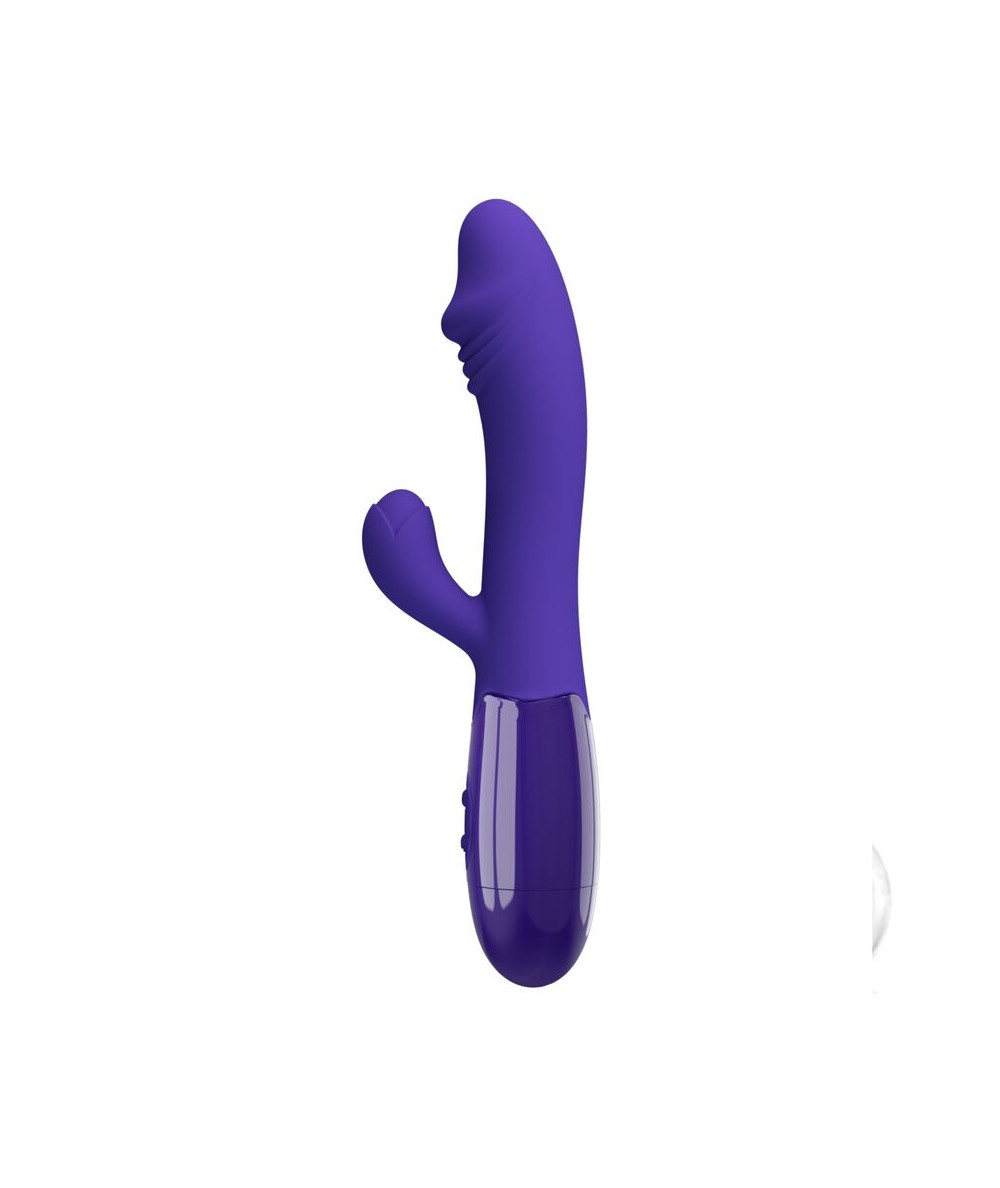 PRETTY LOVE - SNAPPY YOUTH VIBRADOR &38 ESTIMULADOR PUNTOG VIOLETA