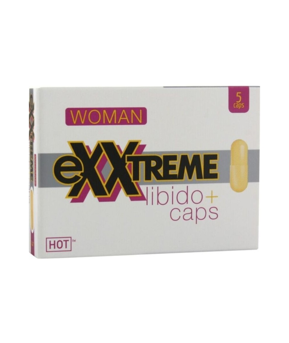 HOT - EXXTREME CÁPSULAS AUMENTO LÍBIDO MUJER 5 CPS