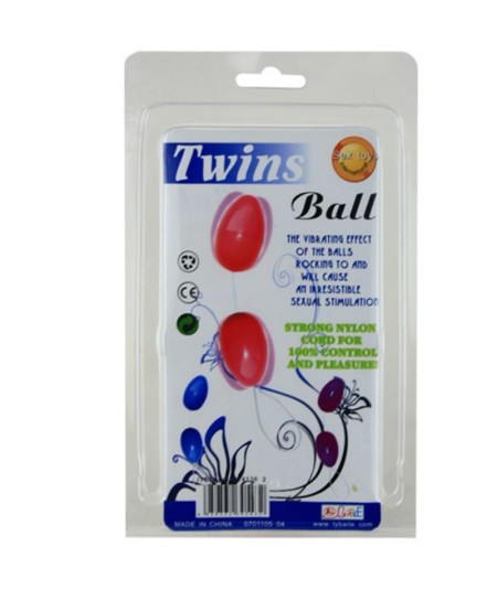 BAILE -TWINS BALLS BOLAS ANALES LILA