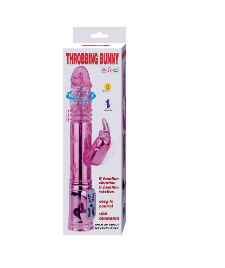 BAILE - THROBBING BUNNY ROTADOR RAMPANTE ROSA