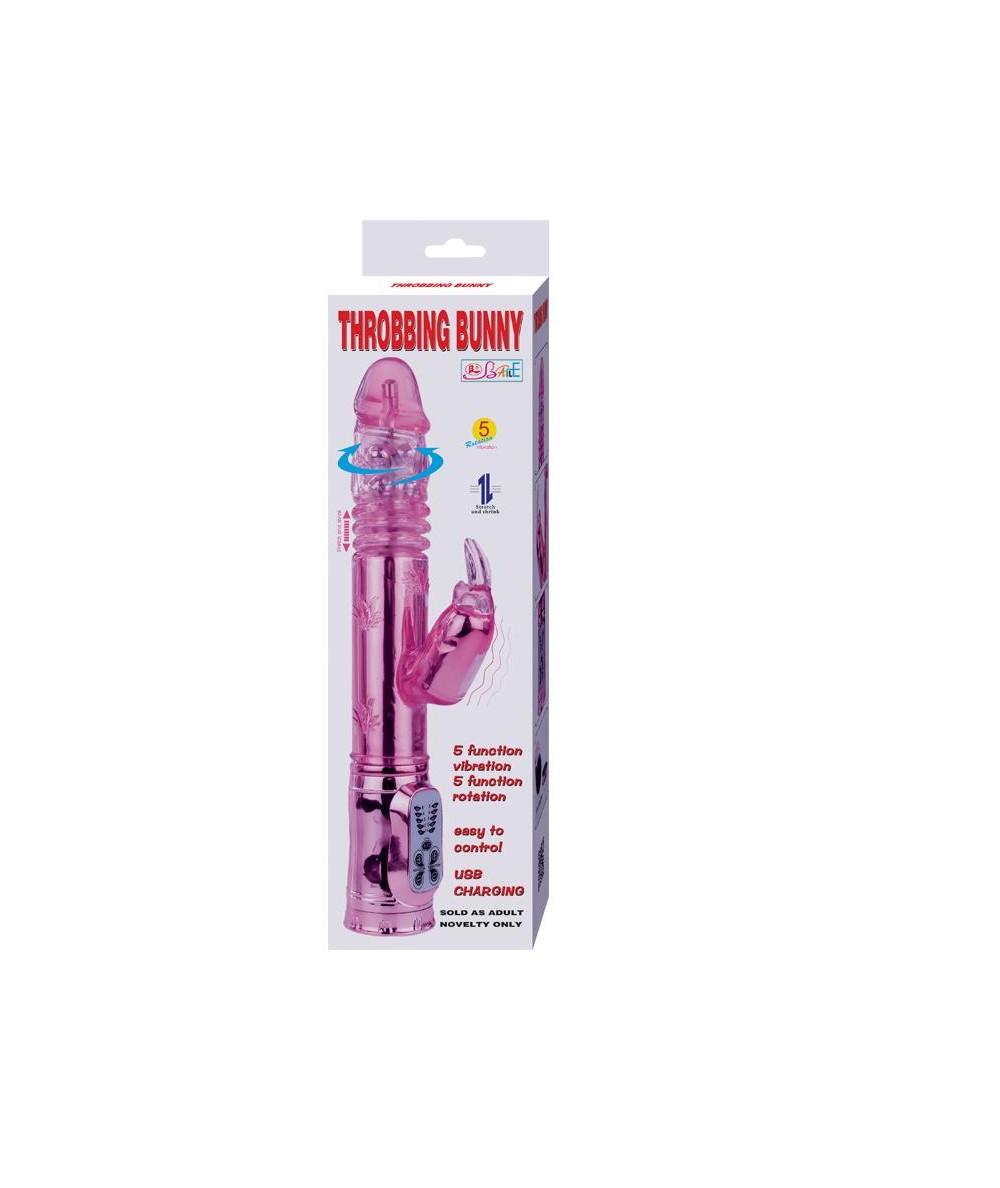 BAILE - THROBBING BUNNY ROTADOR RAMPANTE ROSA