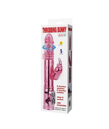 BAILE - THROBBING BUNNY ROTADOR RAMPANTE ROSA