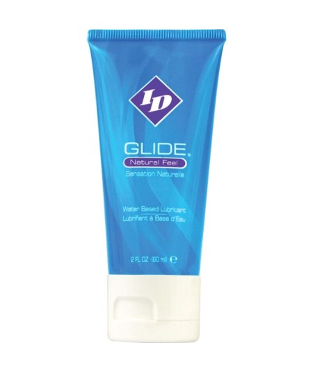 ID GLIDE - LUBRICANTE BASE AGUA ULTRA LONG LASTING TRAVEL TUBE 60 ML