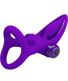 PRETTY LOVE - ANILLO VIBRADOR 10 VIBRACIONES SILICONA VIOLETA