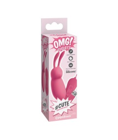 OMG - CUTE RABBIT VIBRADOR POTENTE ROSA USB