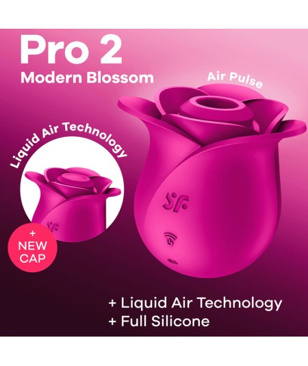 SATISFYER - AIR PULSE PRO 2 MODERN BLOSSOM VIBRADOR