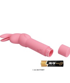 PRETTY LOVE - VIBRADOR DE SILICONA CONEJO ROSA GERARDO