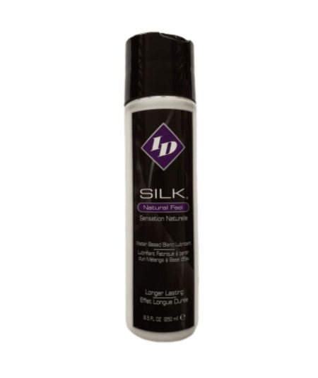 ID SILK - LUBRICANTE BASE AGUA Y SILICONA NATURAL FEEL 250 ML