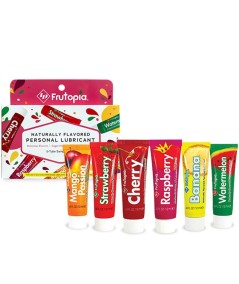 ID FRUTOPIA - LUBRICANTE SURTIDO 5 PACK 12 ML