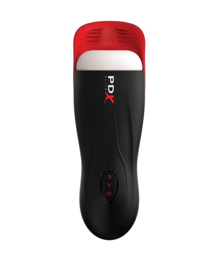 PDX ELITE - MASTURBADOR STROKER FAP-O-MATIC PRO CON BASE PARA TESTICULOS