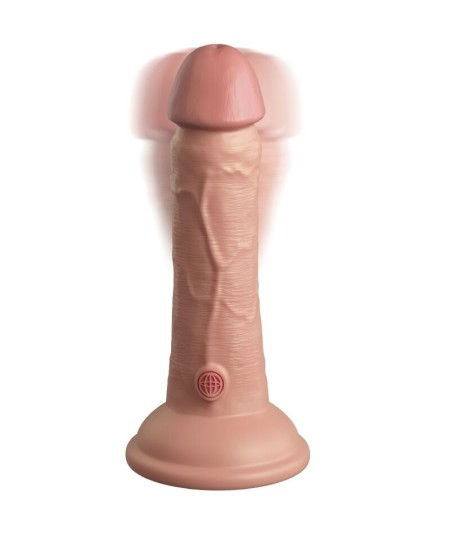 KING COCK - ELITE DILDO REALISTICO VIBRADOR &38 SILICONA 15.2 CM