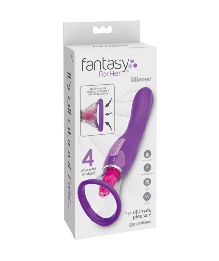 FANTASY FOR HER - SUCCIONADOR CLITORIS LENGUA ESTIMULADORA VIOLETA