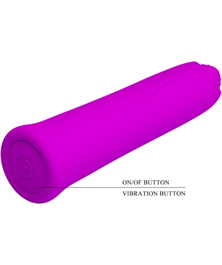 PRETTY LOVE - CURTIS MINI VIBRADOR SUPER POWER 12 VIBRACIONES SILICONA VIOLETA