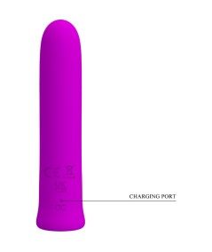 PRETTY LOVE - CURTIS MINI VIBRADOR SUPER POWER 12 VIBRACIONES SILICONA VIOLETA