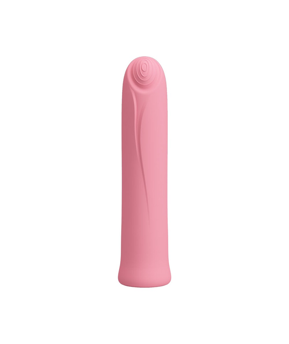 PRETTY LOVE - CURTIS MINI VIBRADOR SUPER POWER 12 VIBRACIONES SILICONA ROSA