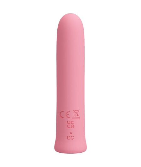 PRETTY LOVE - CURTIS MINI VIBRADOR SUPER POWER 12 VIBRACIONES SILICONA ROSA